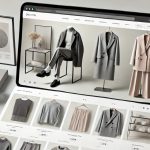 Minimalist fashion e-commerce website interface for London Luxe Apparel