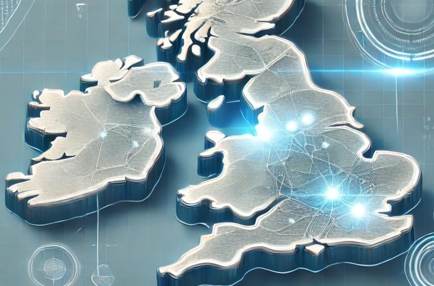 'Our Services in the UK,' representing GD Coders' innovative web development, e-commerce, mobile app, and digital marketing solutions tailored for UK businesses.