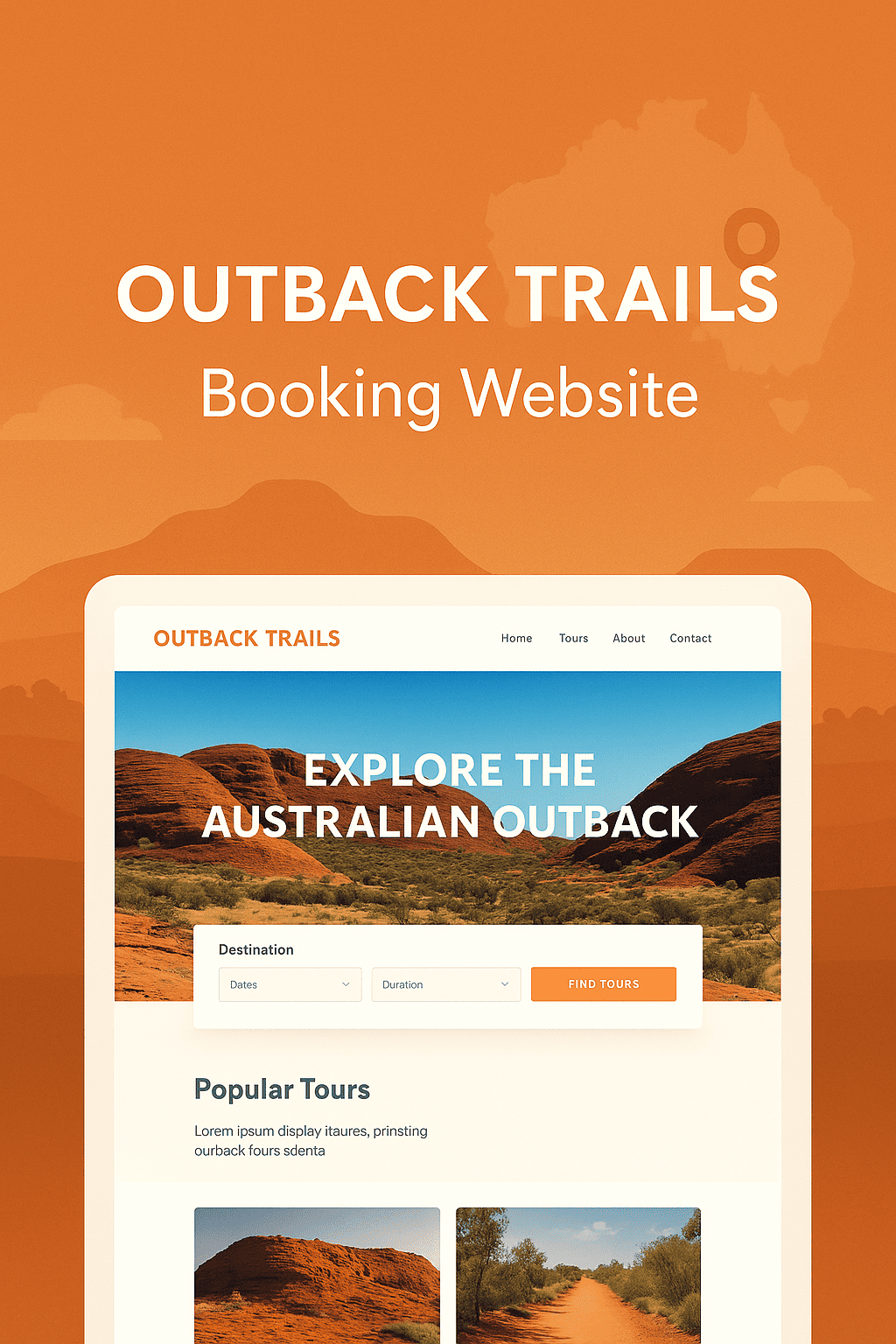 Outback Trails – Adventure Booking Website