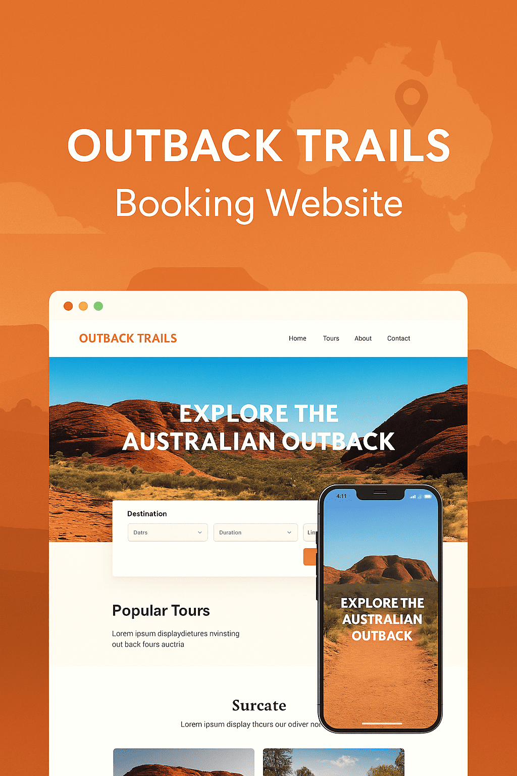 Outback Trails – Adventure Booking Website