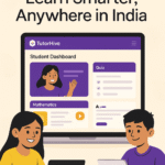 Promotional graphic showcasing Tutor Hive’s e-learning platform interface
