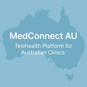 Promotional banner for GD Coders' digital services in Australia, featuring tech icons, a light-blue theme, and a modern cityscape silhouette.